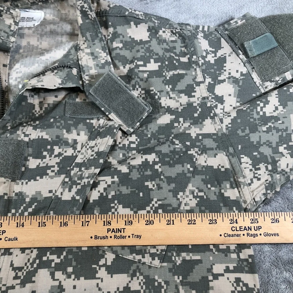 US Army Digital Camo Jacket Mens Large Military Combat Uniform 8415-01-519-8501 - Picture 14 of 16
